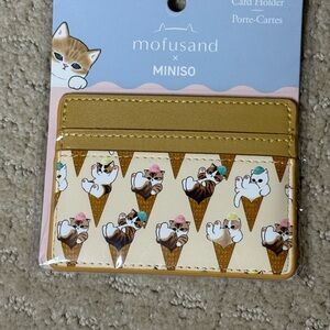 Mofusand x Miniso Cat Ice Cream Card Holder